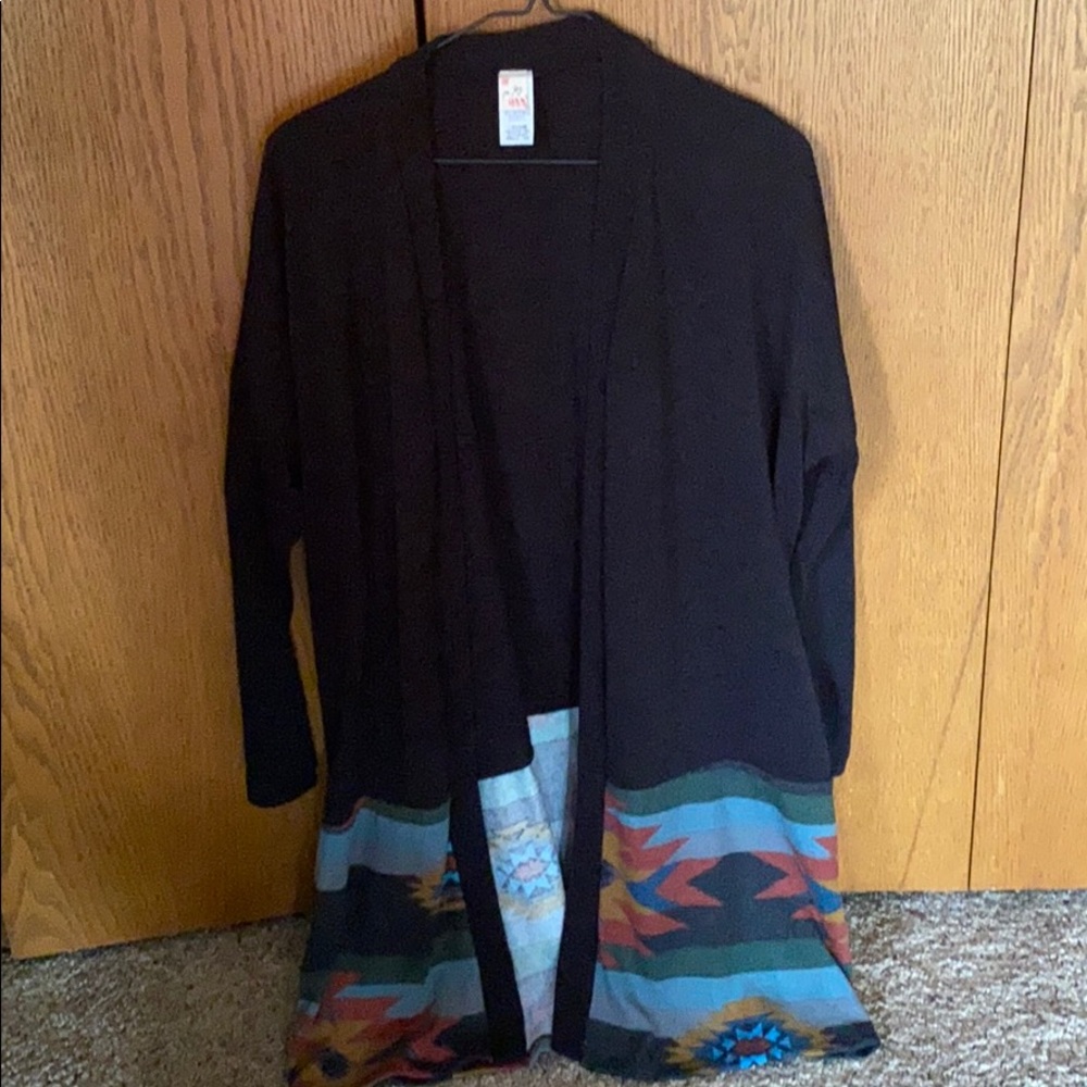 Black Aztec sweater